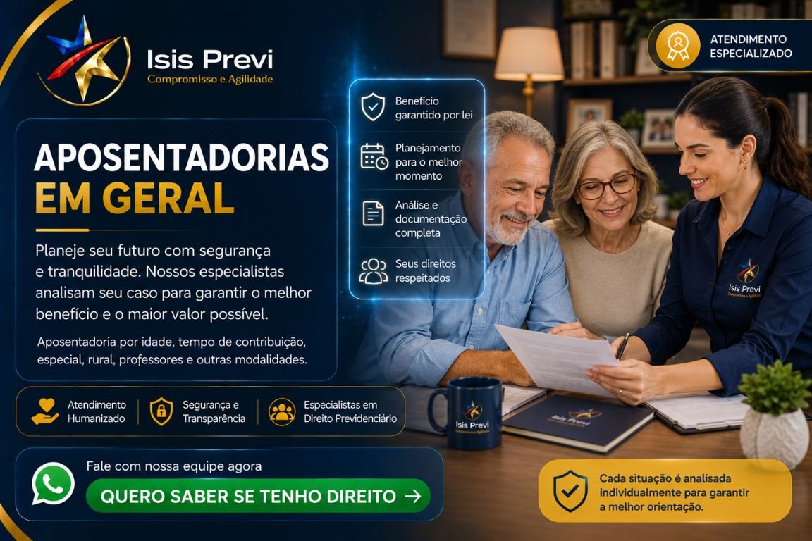 Aposentadorias em geral